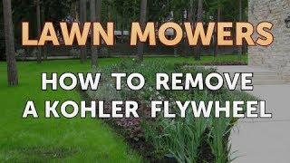 How to Remove a Kohler Flywheel [upl. by Aikrahs]