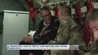 Feenstra Visits 185th Air Refueling Wing [upl. by Anette]