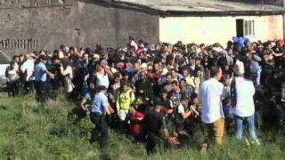 Croatia on Front Line of Crisis as Migrants Break Through Police Lines [upl. by Eanat]