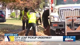 South Bend’s leaf pickup program gets underway [upl. by Tracie]