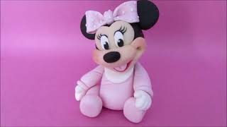 Baby Minnie Mouse Cake Topper [upl. by Anaidirib]