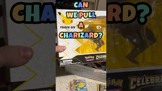 PULLING A RARE CHARIZARD FROM POKEMON CELEBRATIONS BOOSTER PACK [upl. by Airdnoed]