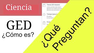 Examen GED Ciencias  Cómo es y qué preguntan  Lección Completa [upl. by Keldah731]