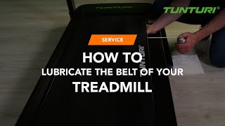 HOW TO  Lubricate your Treadmill Belt  Tunturi Fitness [upl. by Aehtna]