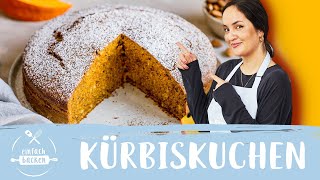 Saftiger KÜRBISKUCHEN 🎃 – das superschnelle HerbstRezept I Einfach Backen [upl. by Wini414]