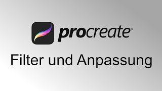 Procreate Filter und Anpassung von Bildern  Procreate Tutorial [upl. by Ellison]