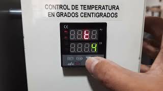 Configuracion parametros generales del pirometro XMTG808 [upl. by Suoivatram]