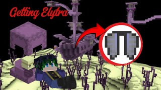 Getting Elytra for the first time in new smp minecraft gamerfleet anshubisht [upl. by Ahc423]