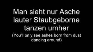 Oomph  Geboren zu sterben Lyrics w English Translation [upl. by Enrica]