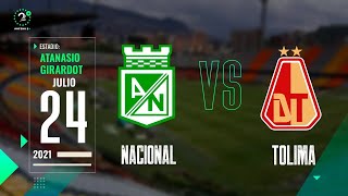 Nacional Vs Tolima  Liga Betplay EN VIVO [upl. by Ahsinat]