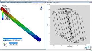 Cyclic Loading  Unloading Analysis amp Hysteresis Loop in material FEA [upl. by Natsirt]