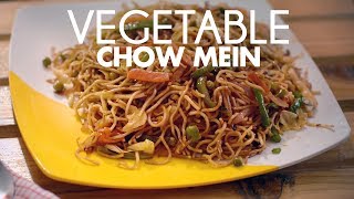 Veg Chow Mein Recipe  How to Make Vegetable Chowmein  Yummy Nepali Kitchen [upl. by Hungarian]