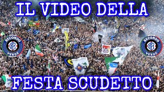 FESTA SCUDETTO INTER  CURVA NORD MILANO A SAN SIRO [upl. by Aksel230]