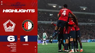 Le LOSC ÉCLATE Feyenoord en Champions League 61 🔥😍 [upl. by Shanna]