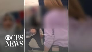 Girl punches schoolmate who was wearing hijab [upl. by Sarah]