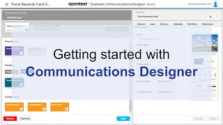 Getting started with Communications Designer  OpenText Exstream [upl. by Ina]