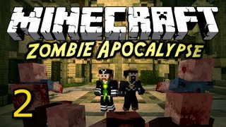 Minecraft Zombie Apocalypse w AntVenom Part 2 [upl. by Schoof]