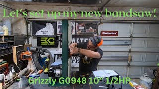 Grizzly 10quot Bandsaw G0948 Setup and First Impressions [upl. by Birgit]