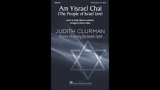 Am Yisrael Chai The People of Israel Live SATB Choir  Arranged by Brant Adams [upl. by Imhsar]