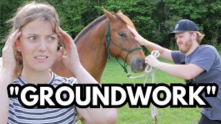 BEGINNER DOES GROUNDWORK [upl. by Asilahs]