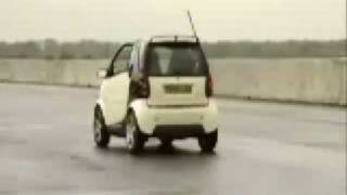 SmartCar Obliterated In Crash [upl. by Shaine]