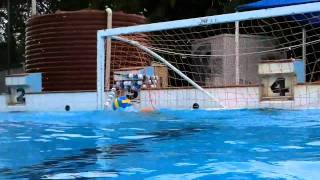 Water Polo Skip Shot [upl. by Ailin]