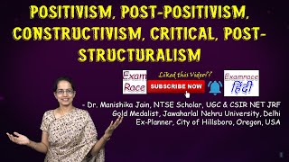 Positivism Postpositivism Constructivism Critical PostStructuralism  Research Aptitude [upl. by Yras]