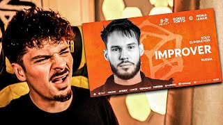 COLAPS REACTS  IMPROVER GBB23 SOLO ELIMINATION [upl. by Rasecoiluj]