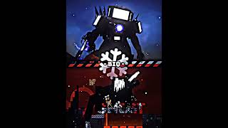 UTTM vs The Dark Titan alanbecker skibiditoilet animationvsminecraft upgradedtitantvman shorts [upl. by Tnaryb]