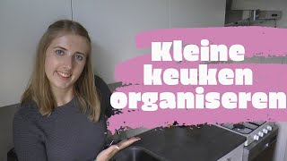 Kleine Keuken Organiseren  Organize with me  Opbergideeën  GwennampClean [upl. by Ennayd778]