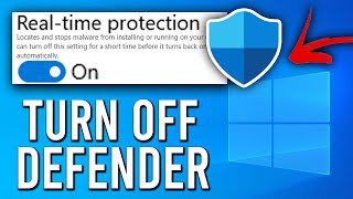 How Turn Off Windows Defender In Windows 10  Disable Windows Defender [upl. by Sheley126]