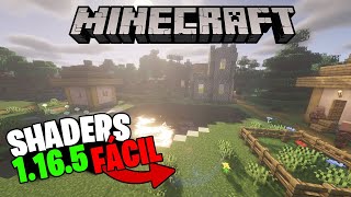 CÓMO INSTALAR SHADERS en MINECRAFT 1165 TUTORIAL ESPAÑOL 2021  BSL SHADERS TODAS LAS VERSIONES [upl. by Annawt]