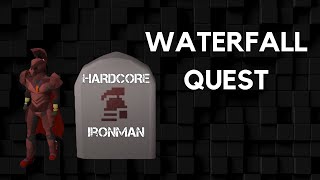 Old School Runescape  Waterfall Quest for Ironmen with tips [upl. by Krall]