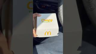 The New McDonalds Crispy Veggie Burger Review shorts [upl. by Eve]