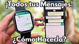 WhatsApp en tu SMARTWATCH ✅️ ¿Cómo instalarlo y Vincular tus Chats [upl. by Ragouzis]