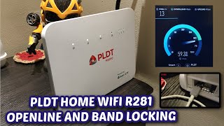 PLDT Home Wifi R281 Openline and Band Locking [upl. by Anatollo]