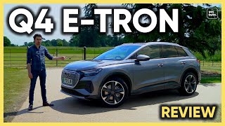 NEW Audi Q4 etron review the best affordable electric SUV yet [upl. by Jaynell943]