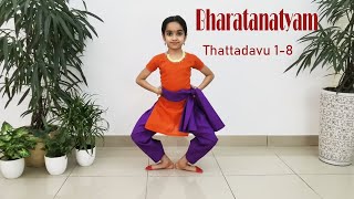 Thattadavu 18TattadavuBharatanatyamBharatanatyam AdavuThattadavuTayya Tai 18 [upl. by Nomelif]