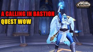 A Calling in Bastion Quest WoW [upl. by Heiskell857]