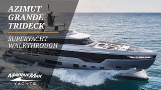 Azimut Grande Trideck  Superyacht Walkthrough [upl. by Sheffield448]