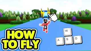 HOW TO FLY Easiest Method  Build A Boat For Treasure ROBLOX [upl. by Kolnick16]