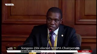 Songezo Zibi elected as new SCOPA chairperson [upl. by Harutak]