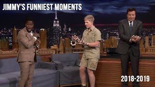 Jimmy Fallon Funniest Moments 2019 compilation [upl. by Gnoht]