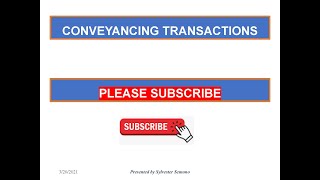 CONVEHANCING PROCESS Legal Accounting21 May 2022 [upl. by Wallraff]