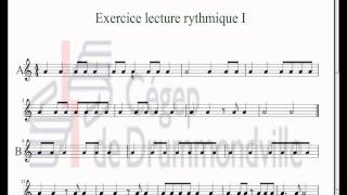 Exercice lecture Rythmique 1Amov [upl. by Ivan752]