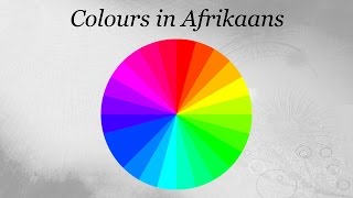 Colours in Afrikaans [upl. by Coltson]