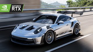 FORZA HORIZON 5 PORSCHE 992 GT3RS MAX SETTINGS GAMEPLAY [upl. by Fabrin]