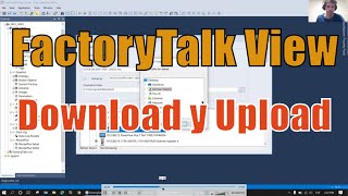 Tutorial Upload y Download en HMI PanelView FactoryTalk View [upl. by Soigroeg]