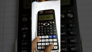 How to find the inverse of a matrix using Casio fx991EX [upl. by Nareik650]