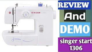 Singer Start 1306 Sewing Machine DemoHow To Use Singer Start 1306 Sewing Machine Full Demo In Hindi [upl. by Carbo953]